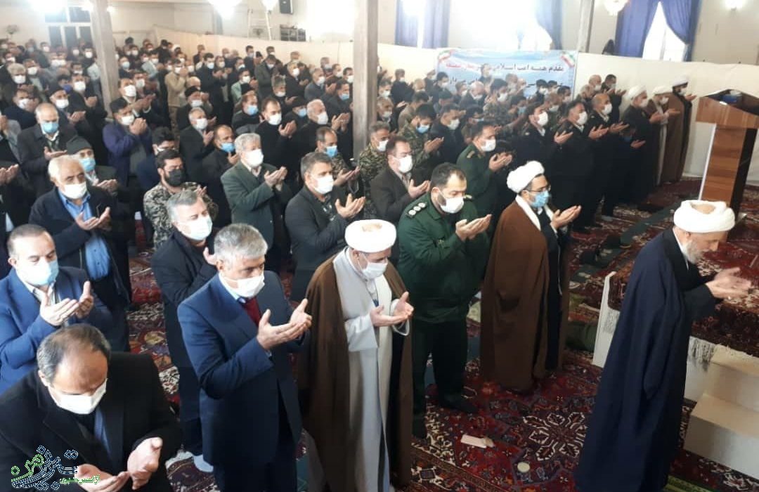 اولین نماز جمعه شهر باسمنج