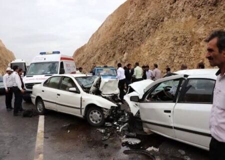 دو فوتی و چهار مصدوم در حادثه رانندگی شهر سهند