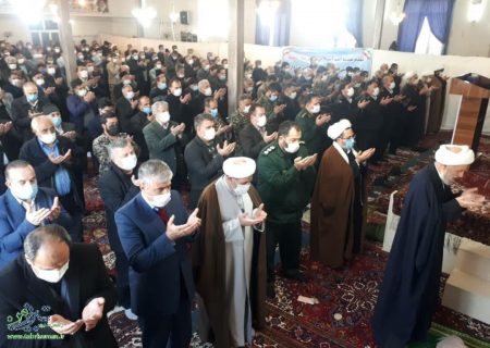 اولین نماز جمعه شهر باسمنج