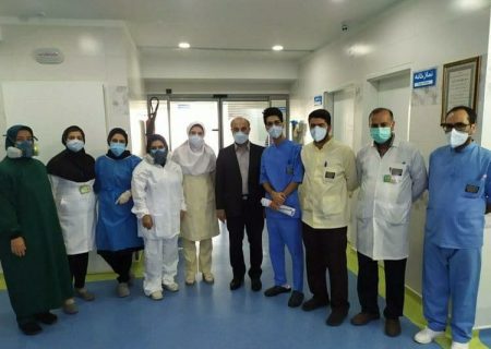 بازدید رییس دانشگاه علوم پزشکی تبریز از بیمارستان فوق تخصصی شهید محلاتی