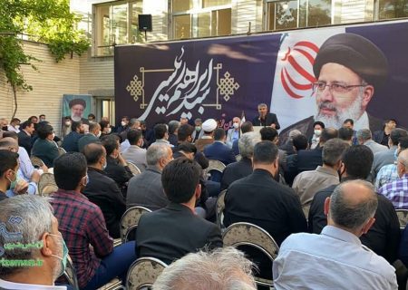 افتتاح ستاد مرکزی مردمی همراهان آیت‌الله رئیسی در آذربایجان‌شرقی