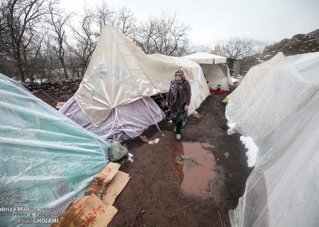 اوضاع زلزله زدگان در روستاهای  شهرستان خوی