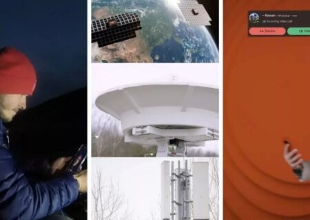 اولین تماس تصویری ماهواره‌ای جهان با گوشی‌های معمولی