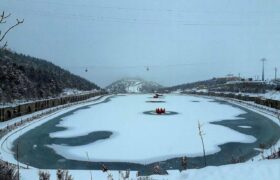 فیلم / زمستان زیبا در عینالی تبریز