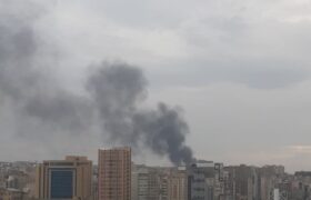 ارسالی مخاطبین/دود عظیم بر آسمان تبریز
