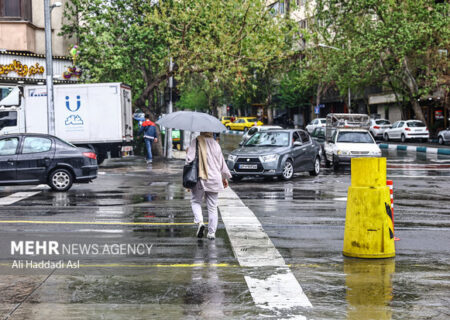 هشدار بارش‌های رگباری ۴ روزه در ۸ استان کشور