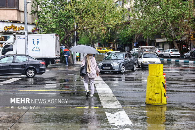 هشدار بارش‌های رگباری ۴ روزه در ۸ استان کشور