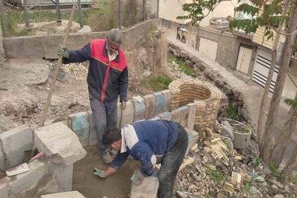 حفر ۸ حلقه چاه جذب با هدف برای مدیریت آب‌های سطحی در جنوب غرب تبریز