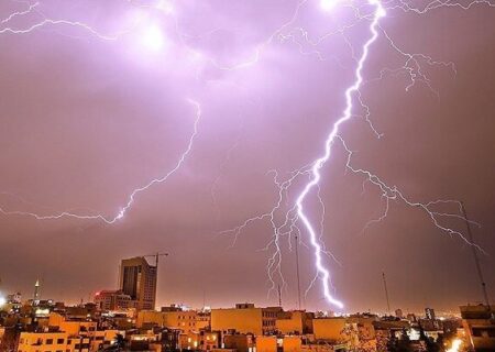تداوم رگبار، رعد و برق طی ۴ روز آینده در بیشتر نقاط کشور