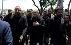 حضور رئیس جمهور در جمع عزاداران عاشورایی تبریز