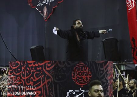 گزارش تصویری عزاداری خیابانی (شاخسی)شب هشتم محرم در تبریز