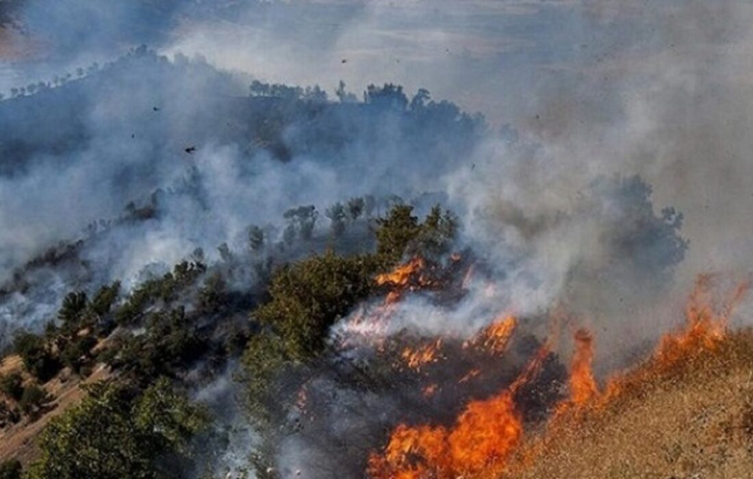 صعب‌العبور بودن منطقه و وزش باد اطفای حریق نمنق را دشوار کرده است