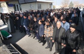 گزارش تصویری از تشییع پیکر احمد سجادی‌فر، خبرنگار باسابقه تبریزی