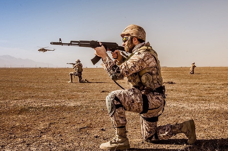 تمرینات تاکتیکی نیروهای یگان ویژه فاتحین