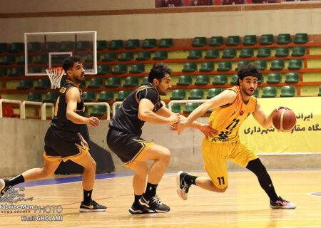 بسکتبال مقاومت شهرداری تبریز و مهر پارسا کرج