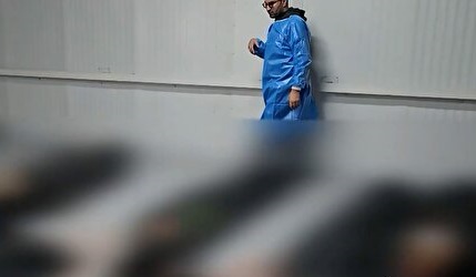 تصاویر حجم اجساد کشته شده‌های ناآرامی های اخیر در پزشکی قانونی