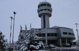 پروازهای فرودگاه مدنی تبریز با بارش سنگین برف در حال انجام است