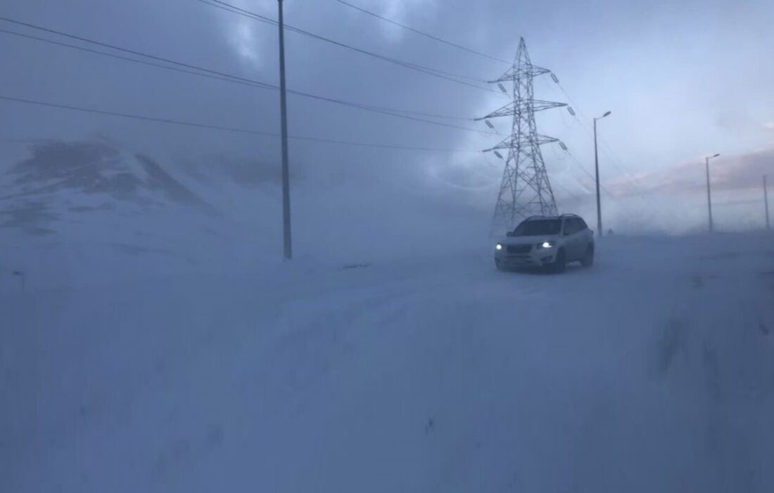 هشدار کولاک در گردنه‌های آذربایجان‌ شرقی