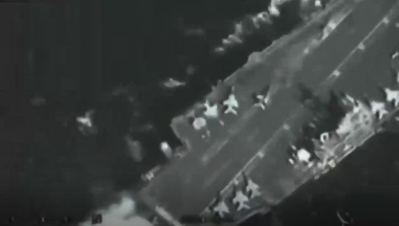 تصاویر پهپاد ایران بر فراز ناو آبراهام لینکلن تصاویر پهپاد ایران بر فراز ناو آبراهام لینکلن